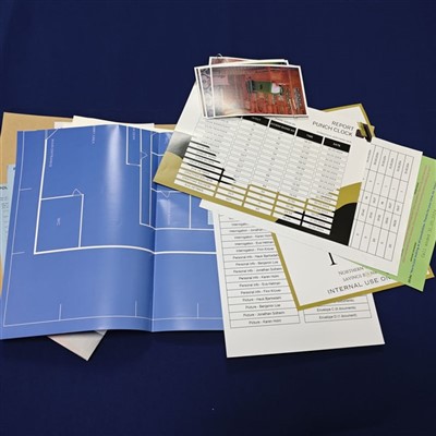 Доказателствена хартия, карти и снимки с висок{0}}гланц